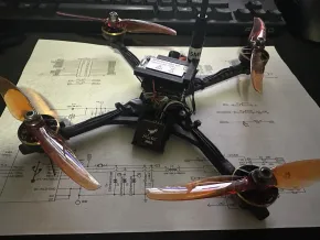 DIY Quadcopter with a mesh node