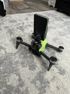 A joke image of a node on a large drone