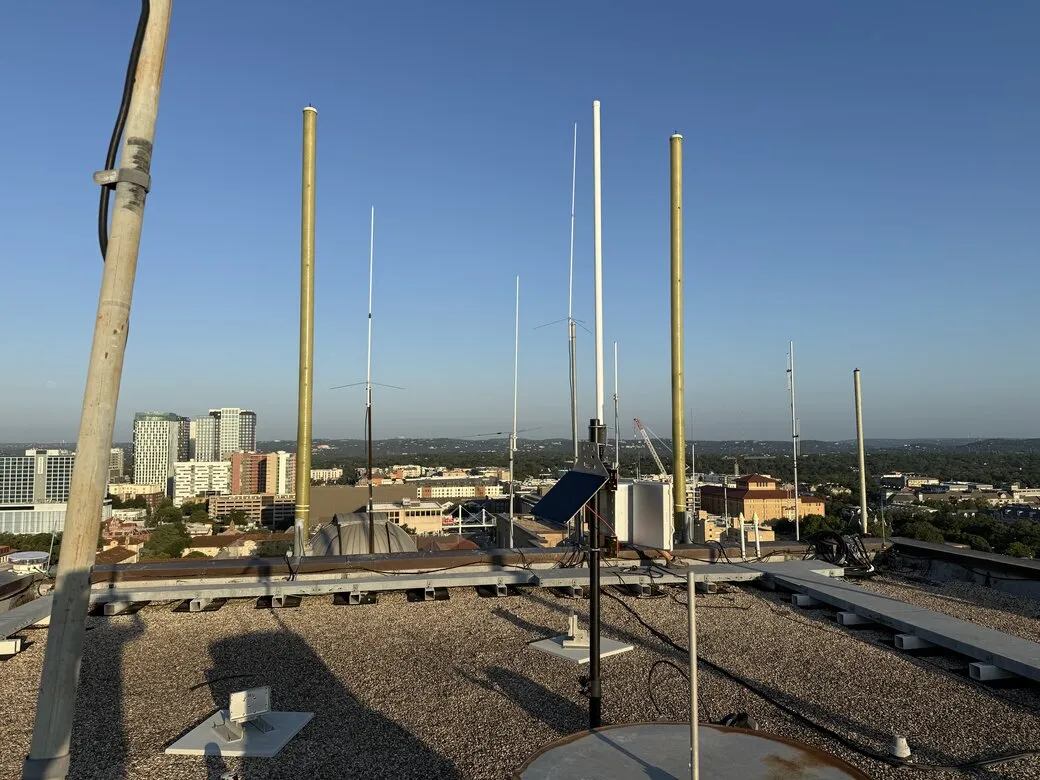 UT Austin mesh node installation, photo 4